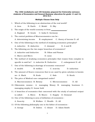 Worksheet EconomicsTemesgen 1002 Worksheet.pdf